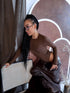 Long Sleeve Bodysuit "BASIC" - CHOCO